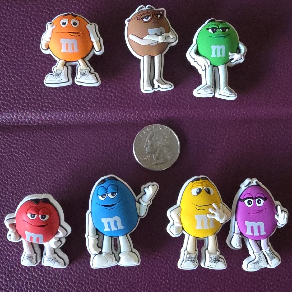 Crocs M&M'S 7 Pack Character Jibbitz Charms